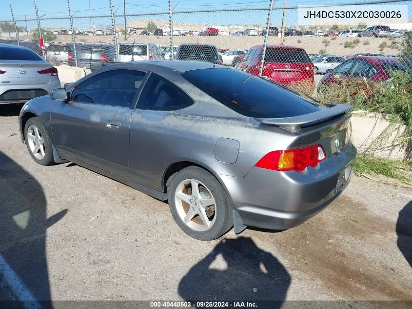 JH4DC530X2C030026 2002 Acura Rsx Type S