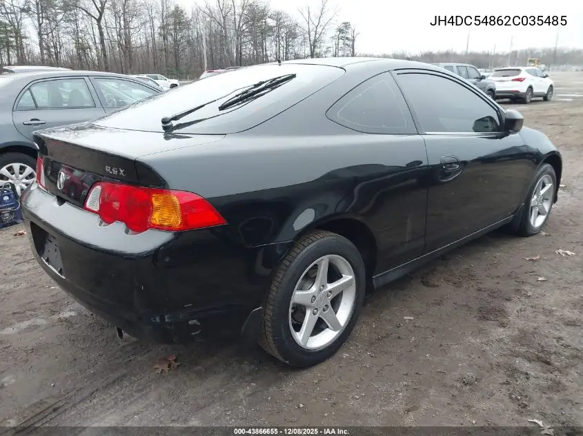 JH4DC54862C035485 2002 Acura Rsx