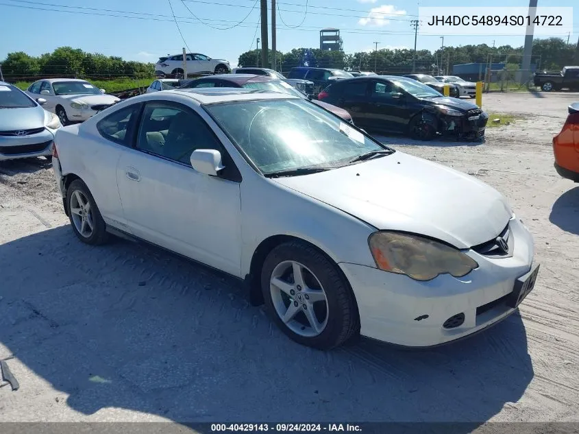 JH4DC54894S014722 2004 Acura Rsx