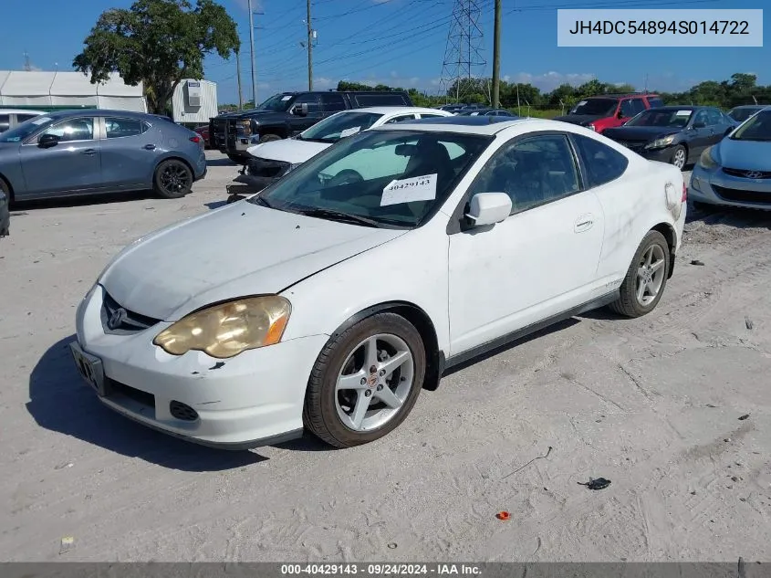 JH4DC54894S014722 2004 Acura Rsx