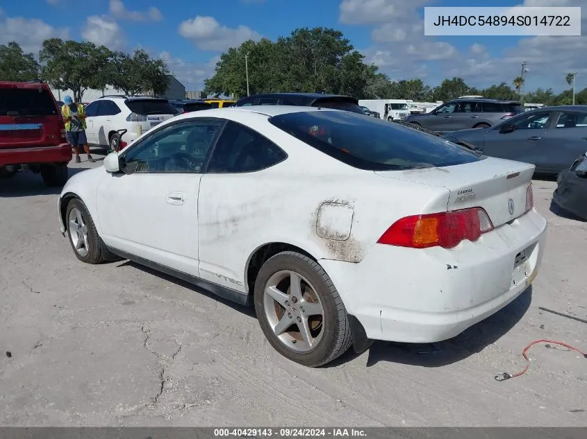 JH4DC54894S014722 2004 Acura Rsx