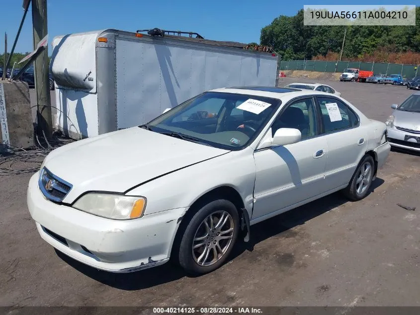 19UUA56611A004210 2001 Acura Tl 3.2