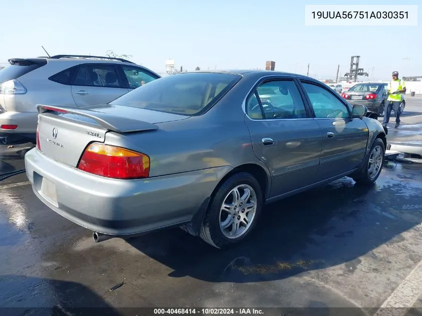 19UUA56751A030351 2001 Acura Tl 3.2