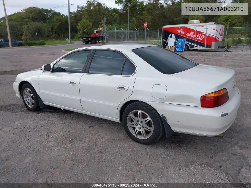 19UUA56671A003210 2001 Acura Tl 3.2