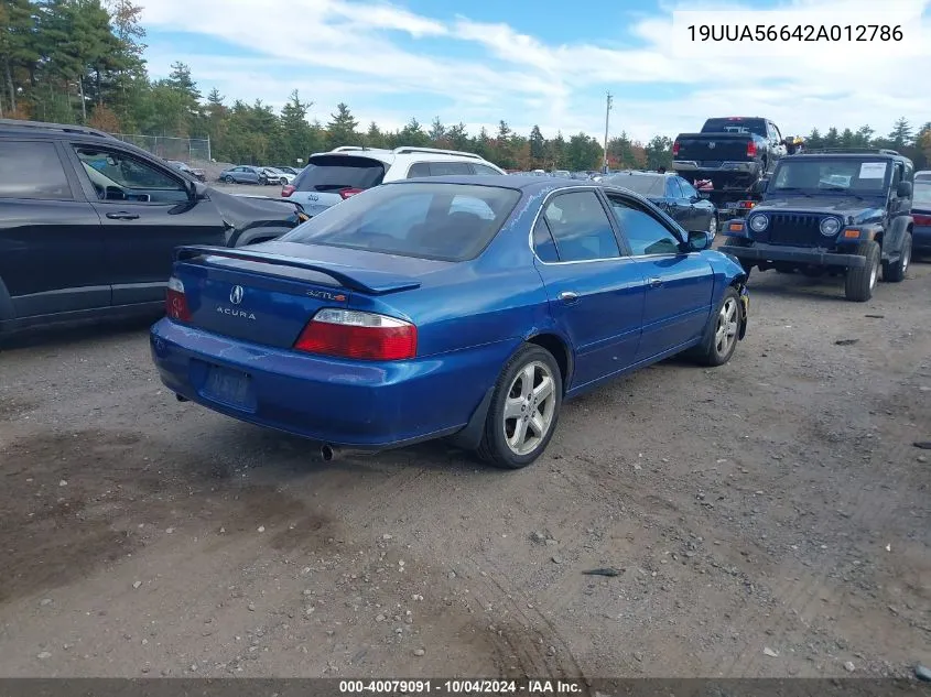 19UUA56642A012786 2002 Acura Tl 3.2