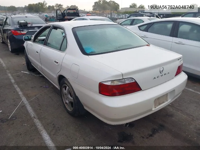 19UUA56752A048740 2002 Acura Tl 3.2