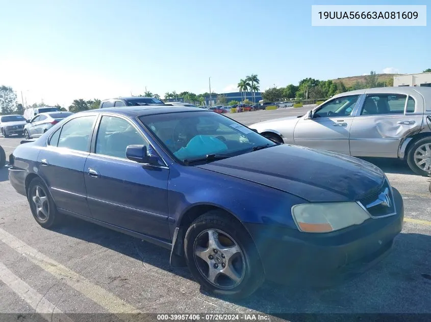 19UUA56663A081609 2003 Acura Tl 3.2