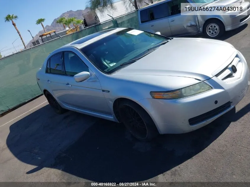 19UUA66274A043018 2004 Acura Tl