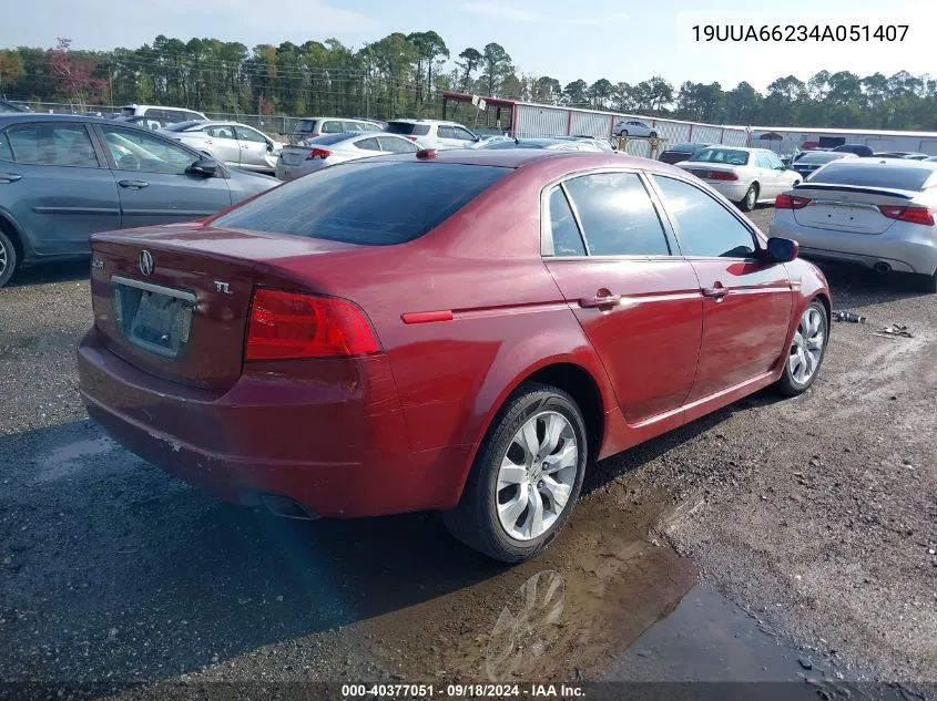 19UUA66234A051407 2004 Acura Tl