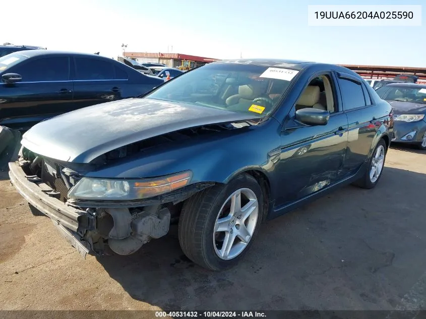 19UUA66204A025590 2004 Acura Tl Base W/Nav System (A5)