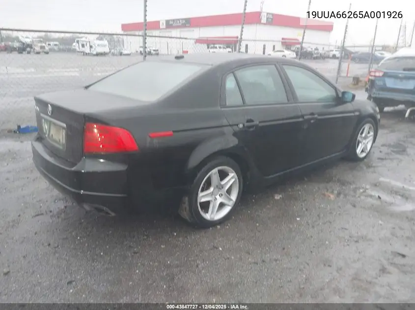 19UUA66265A001926 2005 Acura Tl