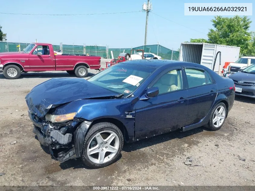 19UUA66266A032921 2006 Acura Tl