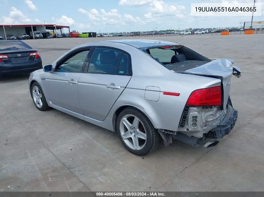 19UUA65516A046365 2006 Acura Tl