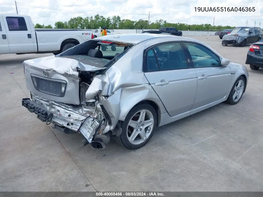 19UUA65516A046365 2006 Acura Tl