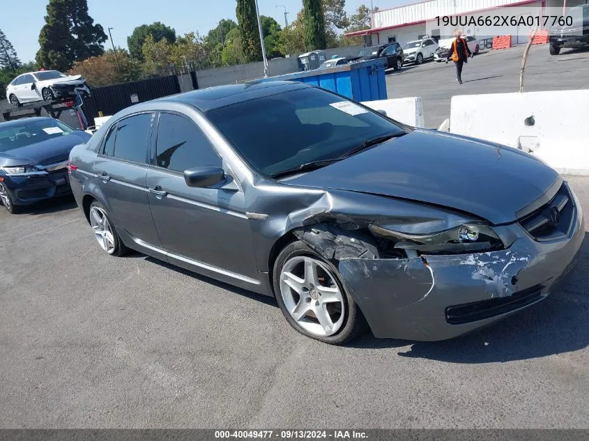 19UUA662X6A017760 2006 Acura 3.2Tl