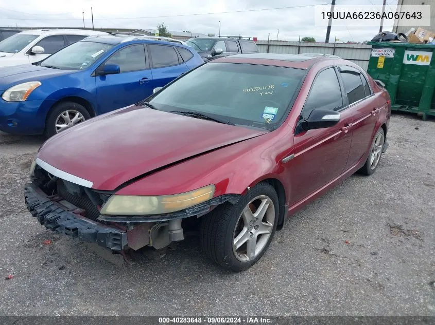 19UUA66236A067643 2006 Acura Tl