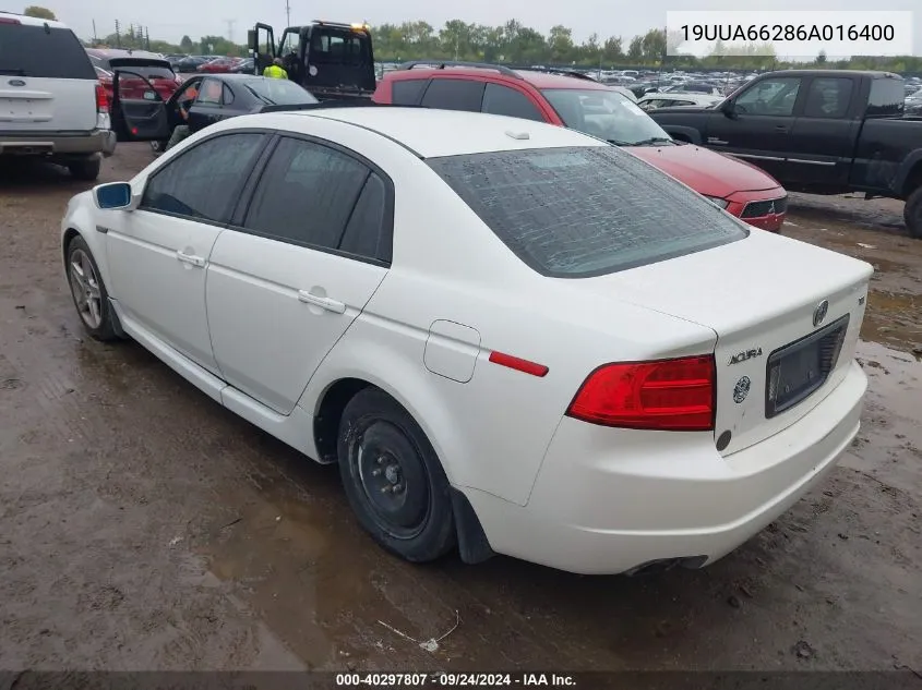 19UUA66286A016400 2006 Acura Tl