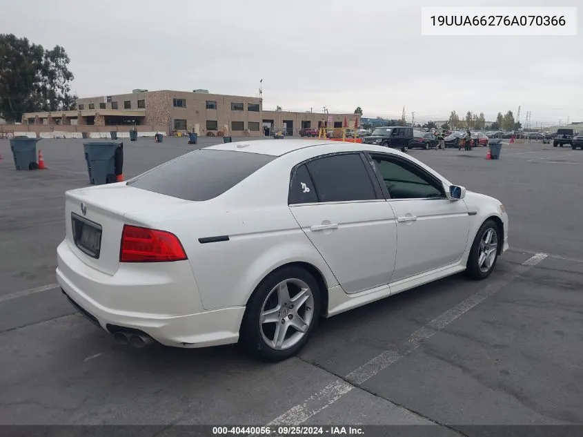 19UUA66276A070366 2006 Acura Tl