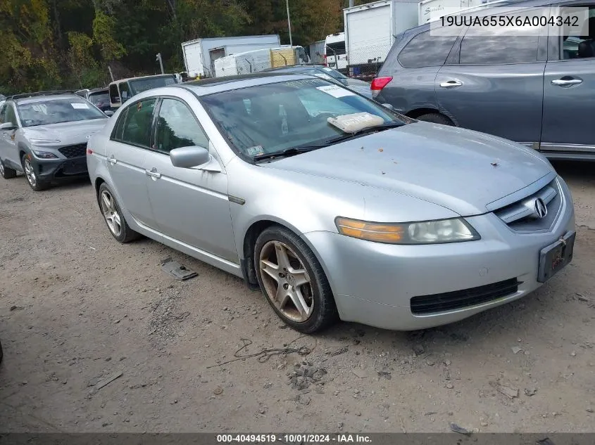 19UUA655X6A004342 2006 Acura Tl Navigation System