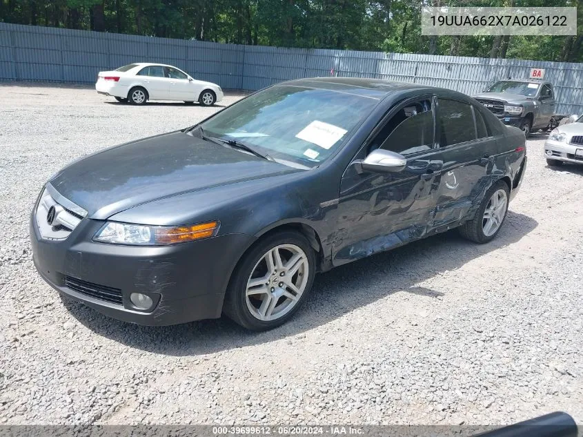 19UUA662X7A026122 2007 Acura Tl 3.2