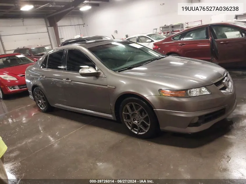 19UUA76527A036238 2007 Acura Tl Type S