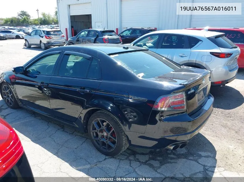 19UUA76567A016011 2007 Acura Tl Type S