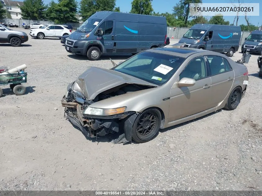 19UUA66207A030261 2007 Acura Tl 3.2