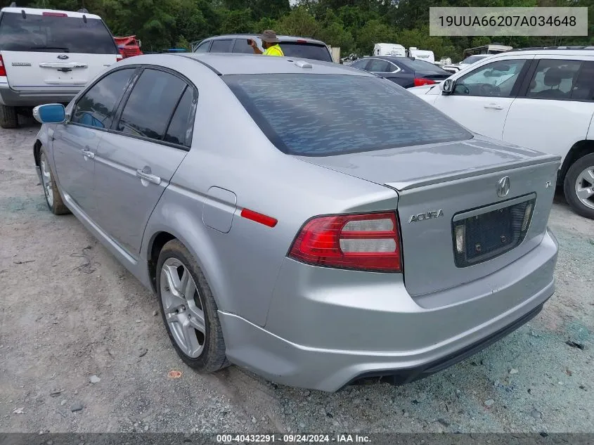 19UUA66207A034648 2007 Acura Tl 3.2