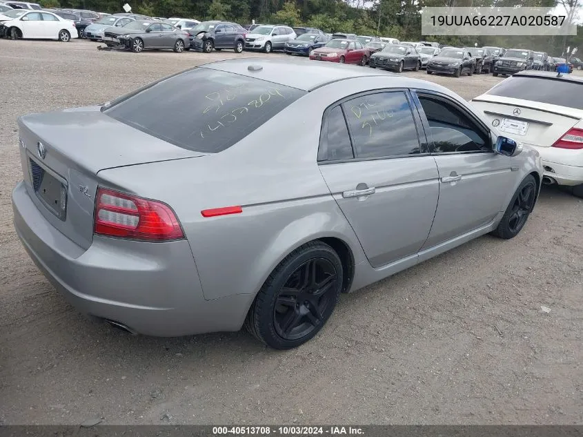 19UUA66227A020587 2007 Acura Tl 3.2