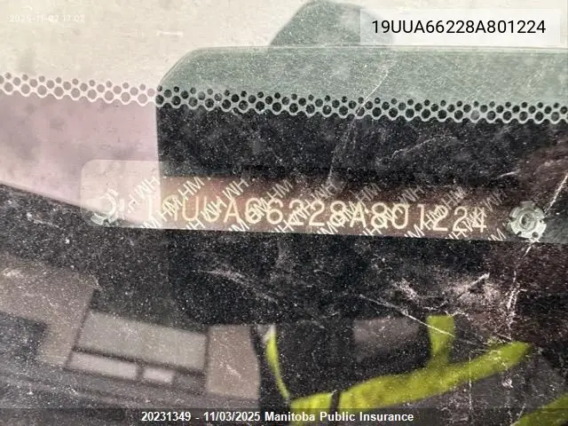 19UUA66228A801224 2008 Acura Tl