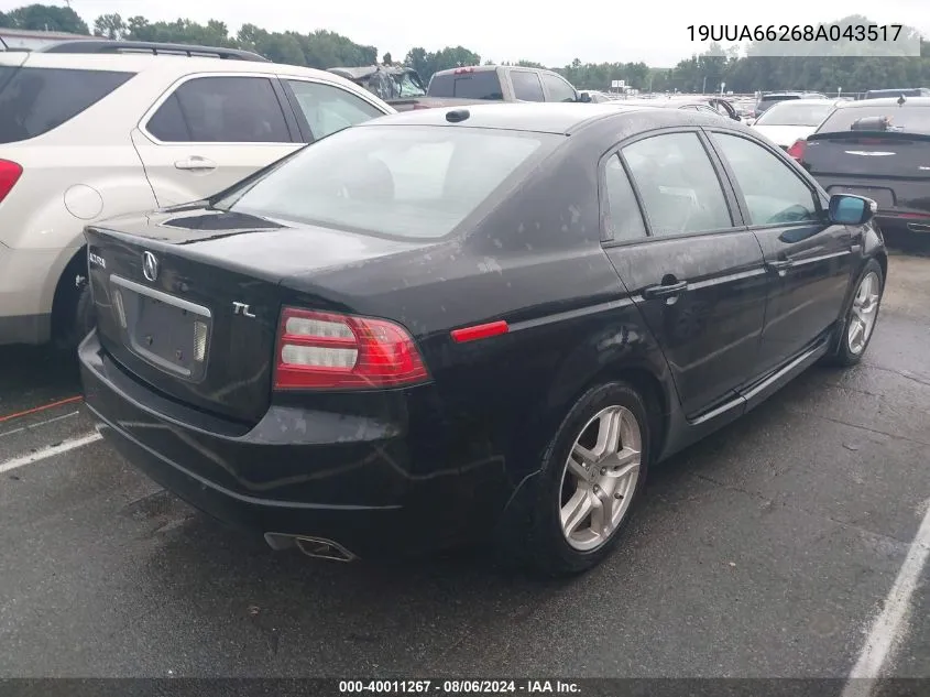 19UUA66268A043517 2008 Acura Tl 3.2