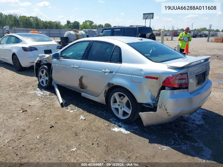 19UUA66288A011608 2008 Acura Tl 3.2