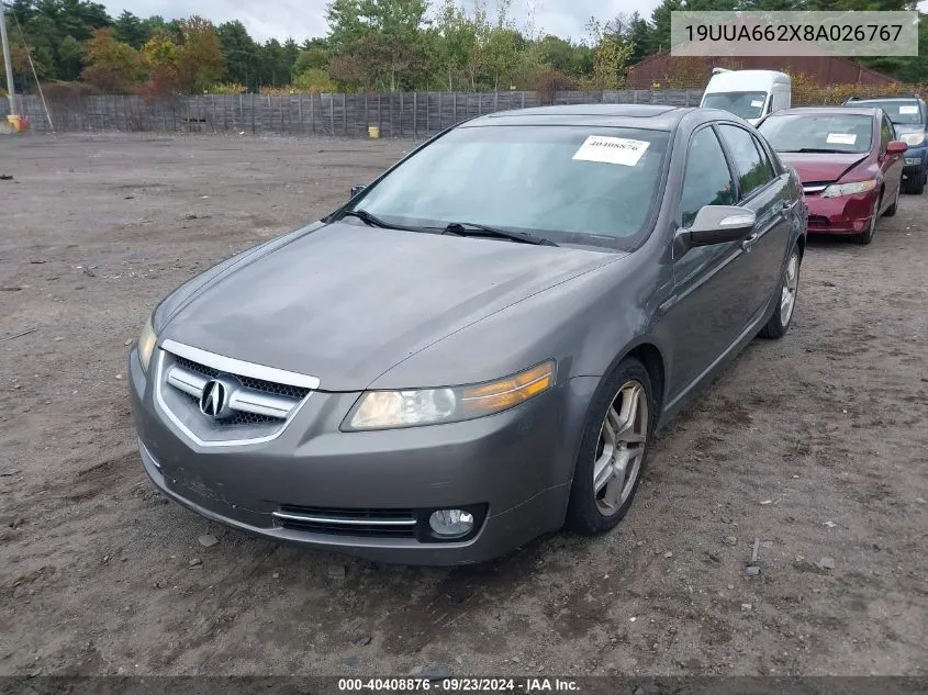 19UUA662X8A026767 2008 Acura Tl 3.2