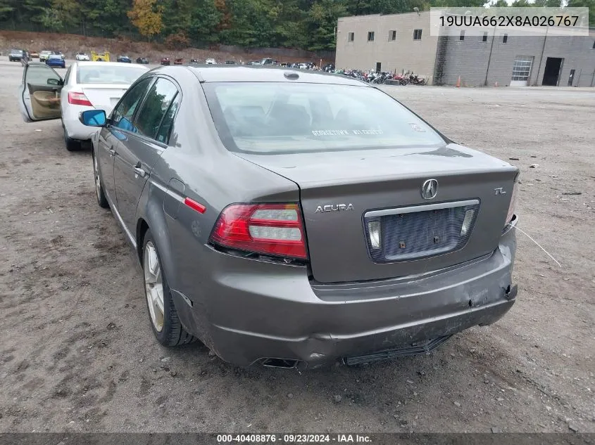 19UUA662X8A026767 2008 Acura Tl 3.2