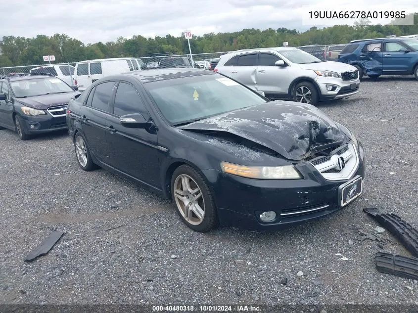 19UUA66278A019985 2008 Acura Tl 3.2