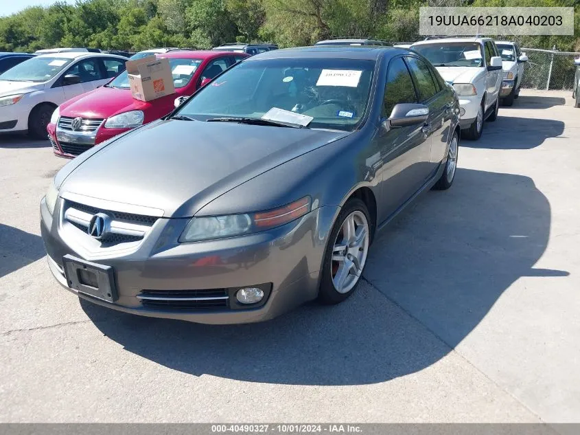 19UUA66218A040203 2008 Acura Tl 3.2