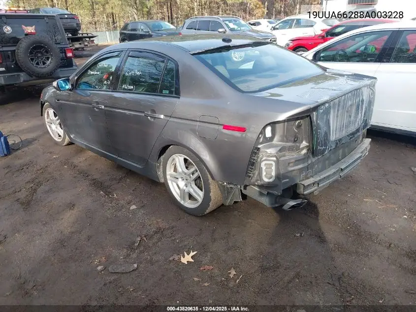 19UUA66288A003228 2008 Acura Tl 3.2