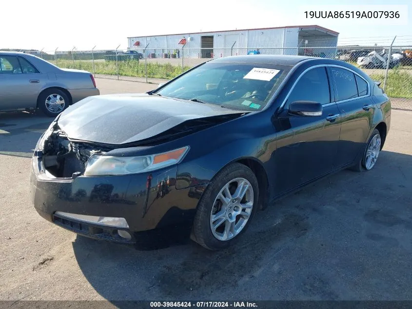 19UUA86519A007936 2009 Acura Tl 3.5