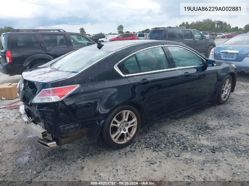 19UUA86229A002881 2009 Acura Tl 3.5