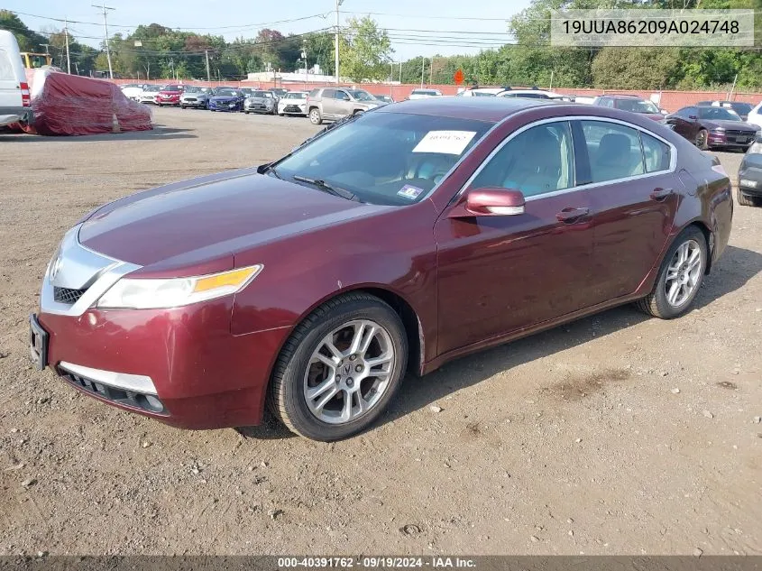 19UUA86209A024748 2009 Acura Tl 3.5