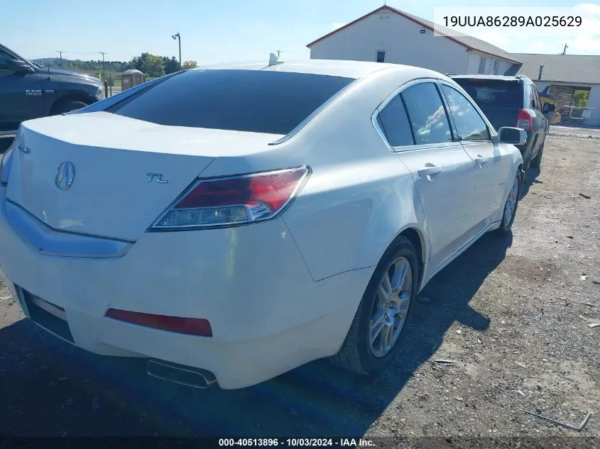 19UUA86289A025629 2009 Acura Tl 3.5