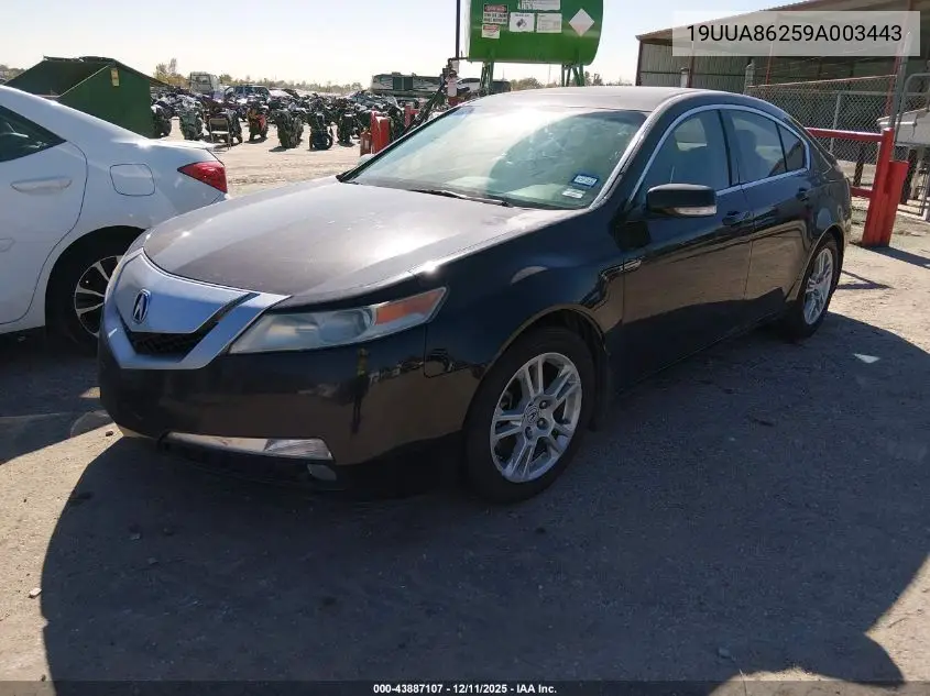 19UUA86259A003443 2009 Acura Tl 3.5
