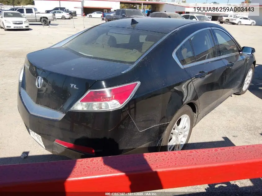 19UUA86259A003443 2009 Acura Tl 3.5