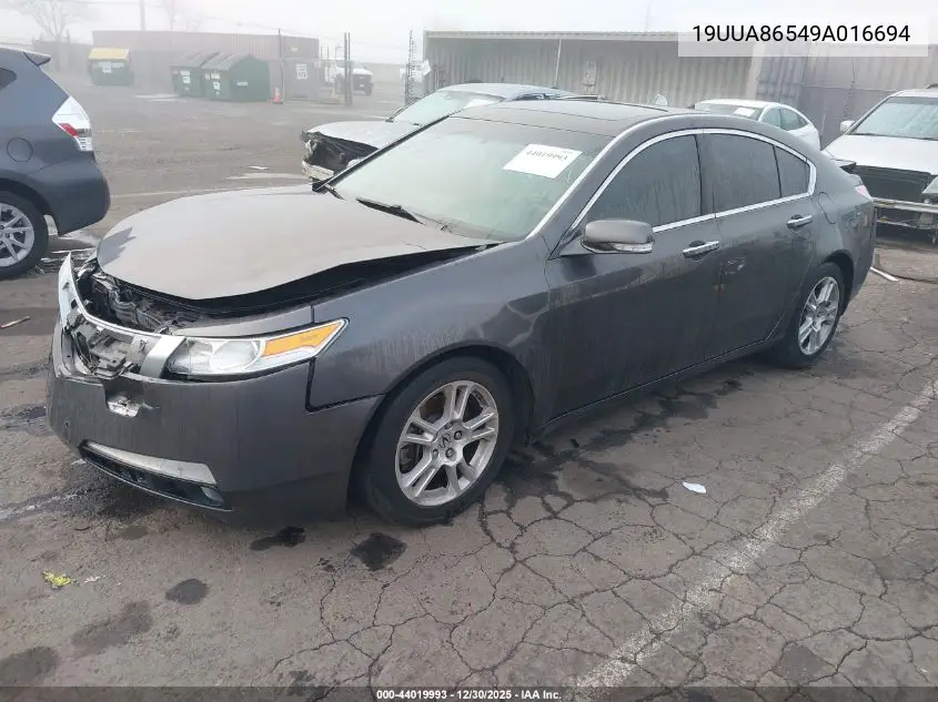19UUA86549A016694 2009 Acura Tl 3.5