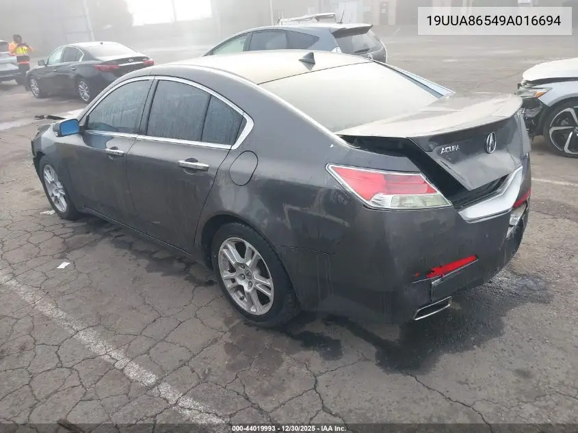 19UUA86549A016694 2009 Acura Tl 3.5