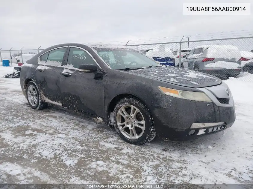 19UUA8F56AA800914 2010 Acura Tl