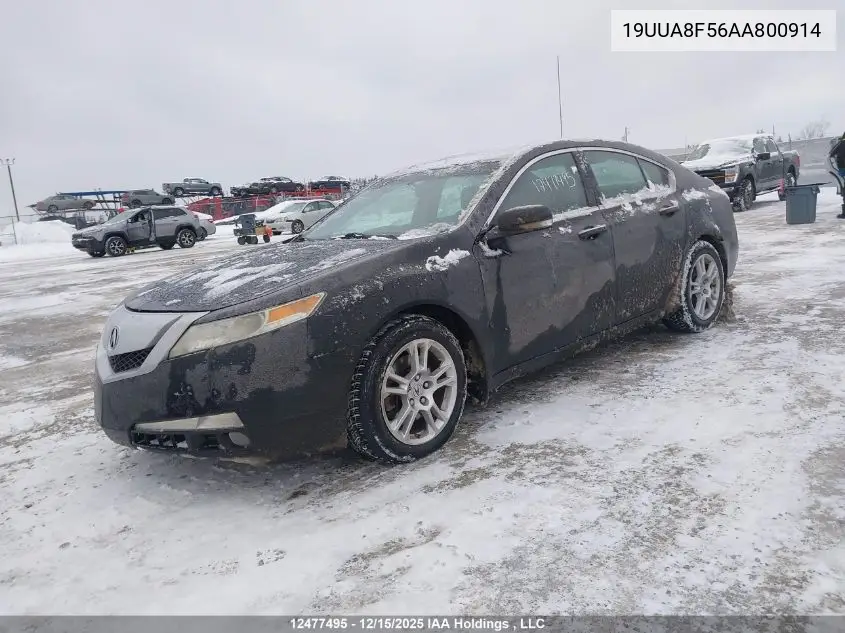 19UUA8F56AA800914 2010 Acura Tl
