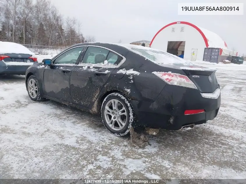 19UUA8F56AA800914 2010 Acura Tl