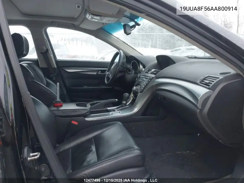 19UUA8F56AA800914 2010 Acura Tl