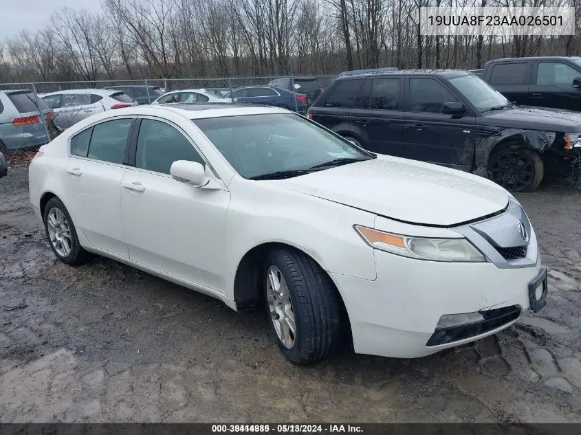 19UUA8F23AA026501 2010 Acura Tl 3.5